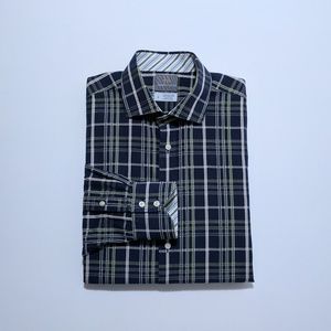 Thomas Dean Men's Dress Shirt Large